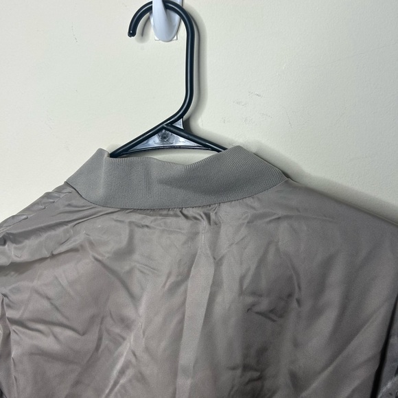 The Group Babaton Bomber Jacket Fill Zip Silver - Picture 12 of 16